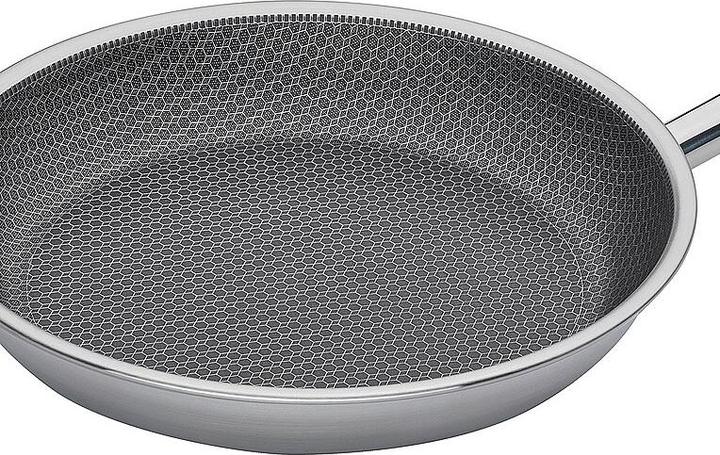 Actual product image Spring Cut Resist Pure frying pan (24 cm, Frying pan, Stainless steel)
