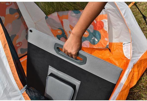 Produktbild Revolt Faltbares Solarpanel, 2 monokristalline Zellen (100 W, 6.20 kg)
