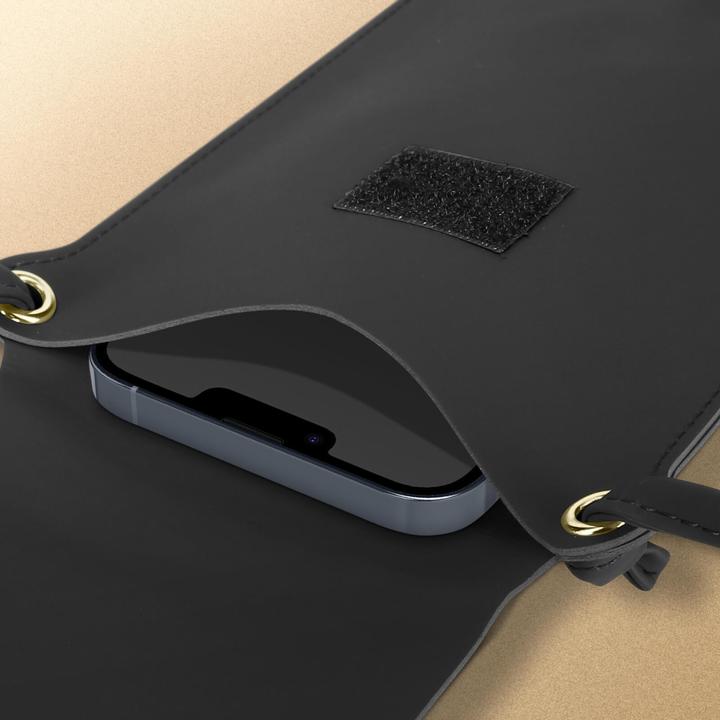 Actual product image Avizar Faux leather mobile phone case with card pocket Series (Universal)