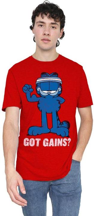 Actual product image Garfield Unisex Adult Got Gains T-Shirt (M)