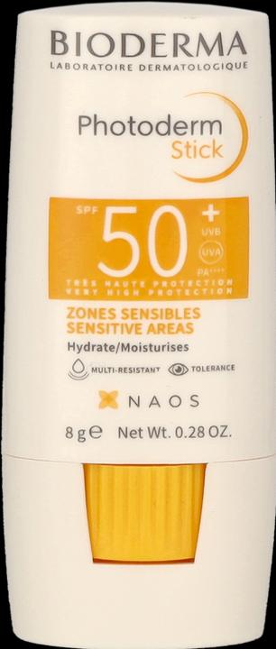 Actual product image Bioderma Photoderm Stick SPF50 8g (Sun stick, SPF 50, 150 g)