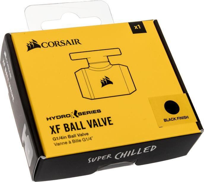 Actual product image Corsair Hydro X Series XF Adapter Shut-off ball valve