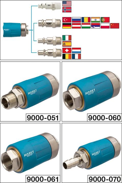 Produktbild HAZET Sicherheits Kupplung 9000-070