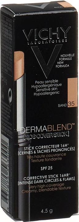 Image du produit Vichy Dermablend SOS-Cover Stick 35 Sand, stick de 4.5 g