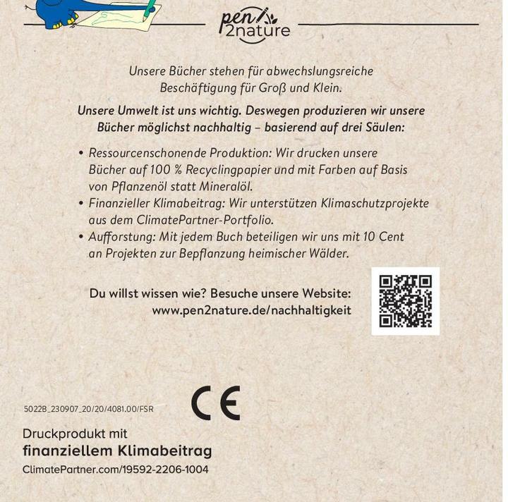 Actual product image Die Maus - Malblock mit Sachwissen Klima und Erde (German, pen2nature, Fiona Osbaldstone, 2024)