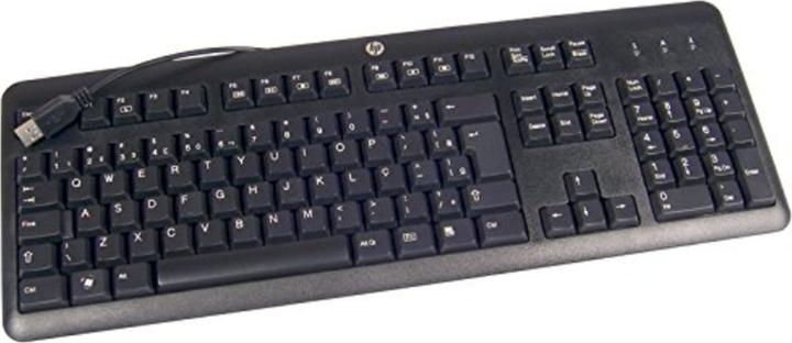 Actual product image HP 672647-L33 Keyboard USB QWERTY US International (US, Cable)