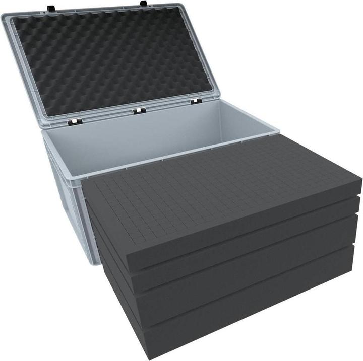Produktbild Feldherr ED 64/27 HG PICK AND PLUCK - ED 64/27 HG Eurobehälter / Euro Box mit Scharnierdeckel 600 x 400 x 285 (Metall)