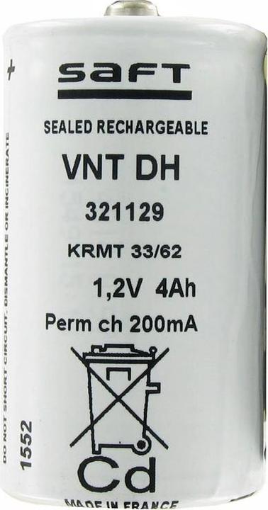 Produktbild Saft Akku VT D NiCd Mono (1 Stk., D, 4250 mAh)
