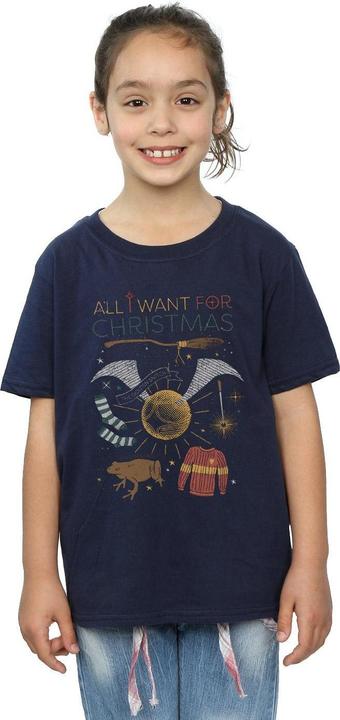 Immagine prodotto All I Want For Christmas Maglietta Ragazze (128)
