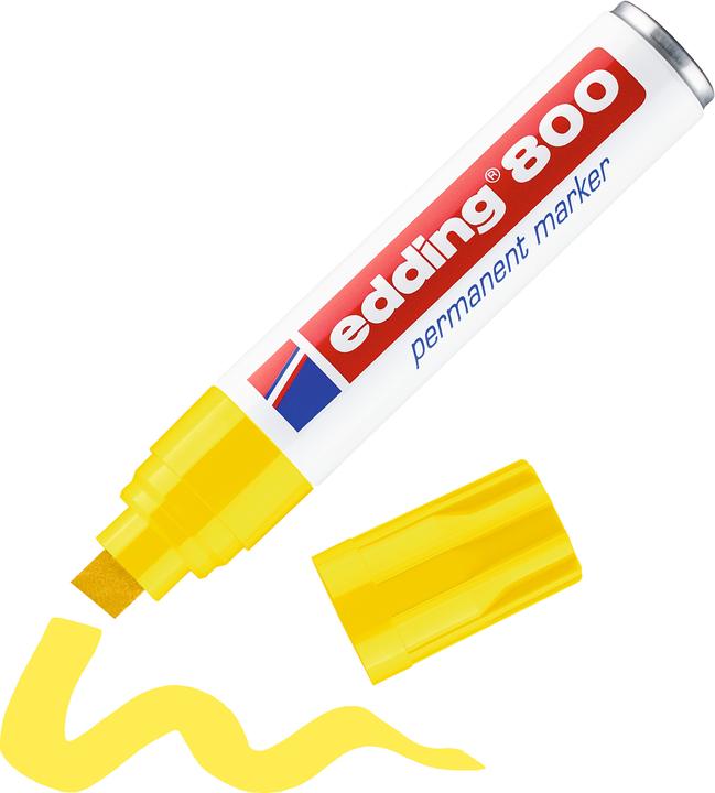 Actual product image Edding 800-5 (Yellow, 12 mm, 1 x)