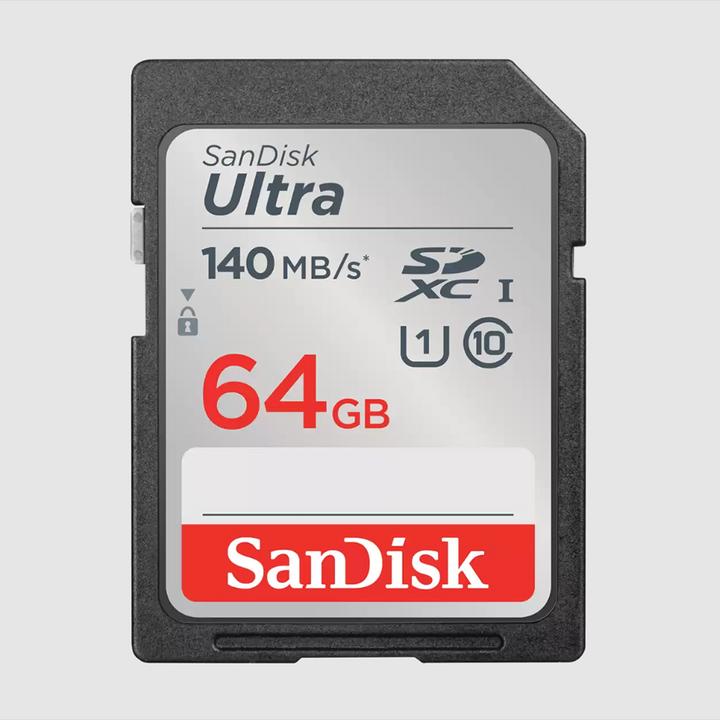 Produktbild SanDisk Ultra (64 GB, SDXC, U1, UHS-I)
