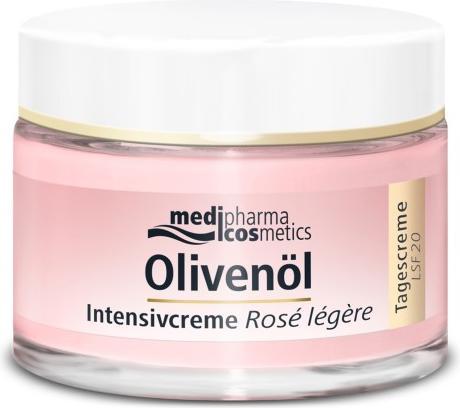 Image du produit Medipharma cosmetics Crème intensive à l'huile d'olive Rosé léger Crème de jour SPF 20, 50 ml de crème (50 ml, Crème de jour, SPF 20)