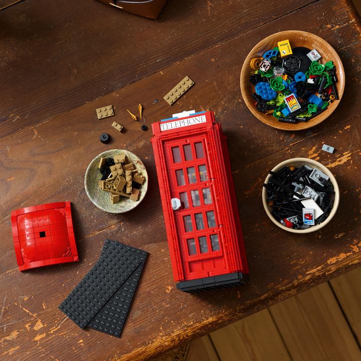Immagine prodotto LEGO Cabina telefonica rossa di Londra (21347, LEGO Ideas, Set LEGO rari)