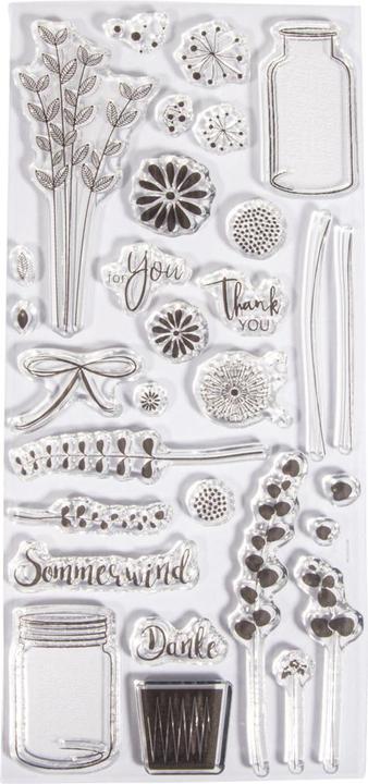 Actual product image Rayher Clear Stamps "Botanical