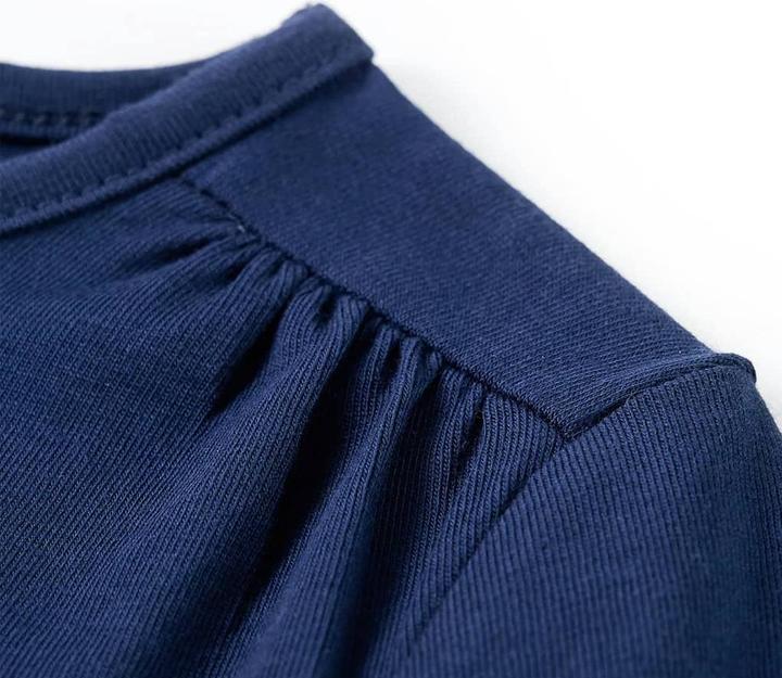 Immagine prodotto VidaXL Camicia da bambino a maniche lunghe blu navy 104,Materiale: 95% cotone (104)