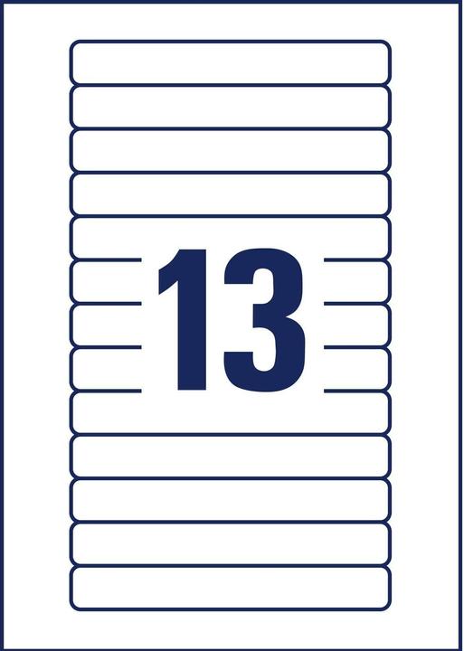 Actual product image Avery Video labels