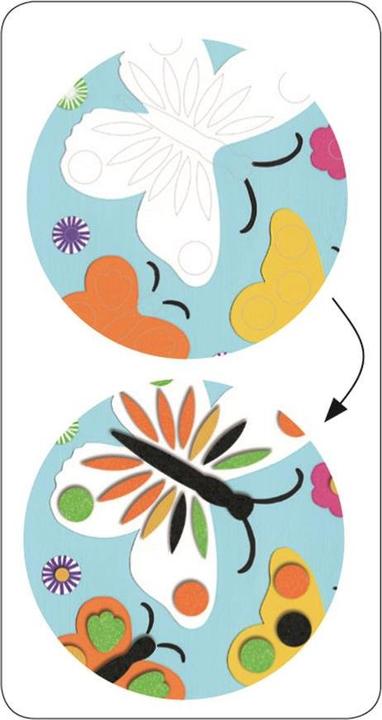 Actual product image Djeco Felt pictures Sweet Nature