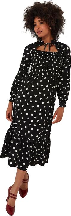 Immagine prodotto Joe Browns Vestito midi a pois con scollo a cravatta (42)