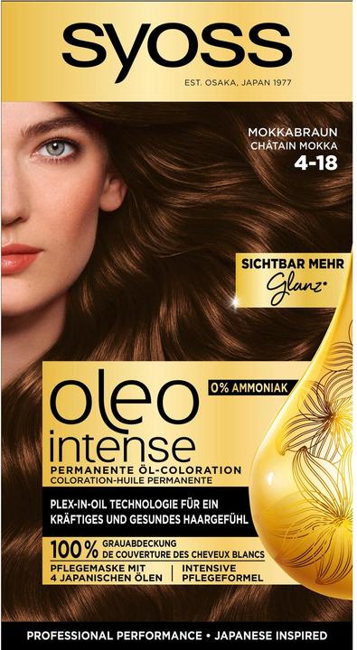 Actual product image Syoss Oleo Intense (4-18 Mocha brown)
