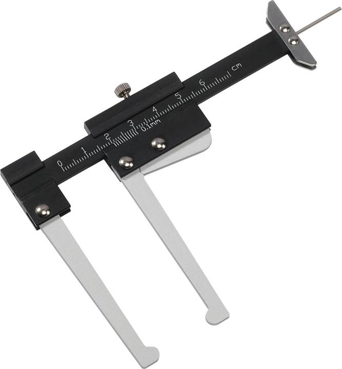 Image du produit HEYCO Pied à coulisse pour disque de frein et jauge de profil de pneu 2 en 1 (6 cm)