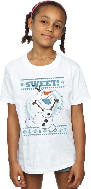 Immagine prodotto Disney Frozen Olaf Sweet Christmas Maglietta Ragazze (152, 158)
