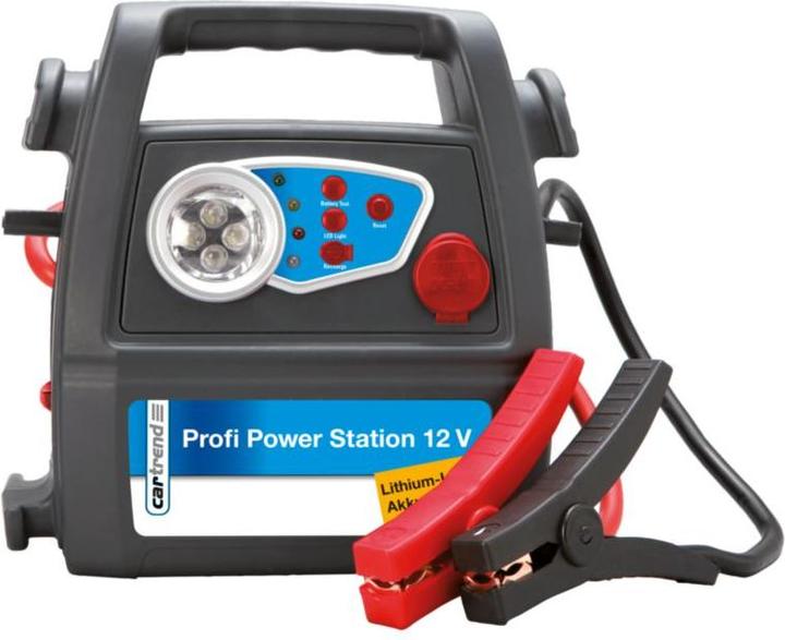 Cartrend Profi Power Station mit Kompressor (600 A, 2600 mAh)