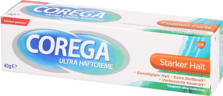 Image du produit Corega Crème adhésive forte tenue (40 ml, Bains de bouche)