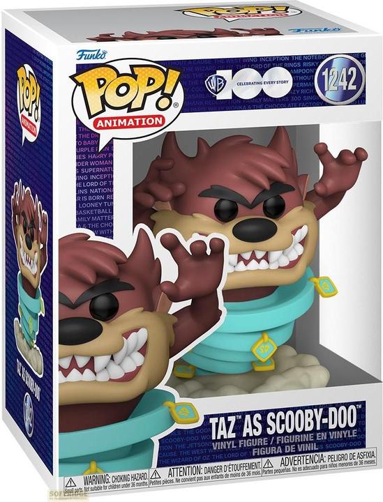 Image du produit Funko POP Looney Tunes Taz as Scooby-Doo