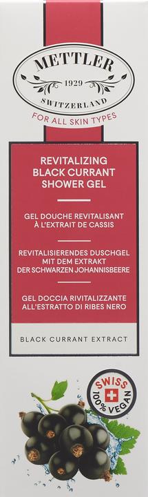 Image du produit Mettler1929 gel douche revitalisant à l'extrait de cassis (200 ml)