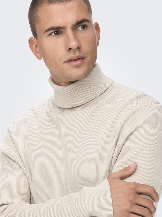 Actual product image Only & Sons High Neck Knit Sweater (XXL)