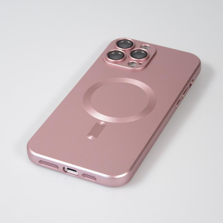 Produktbild PhoneLook Hülle Gummi weich mit Kameraschutzglas MagSafe (Apple iPhone 16 Plus)