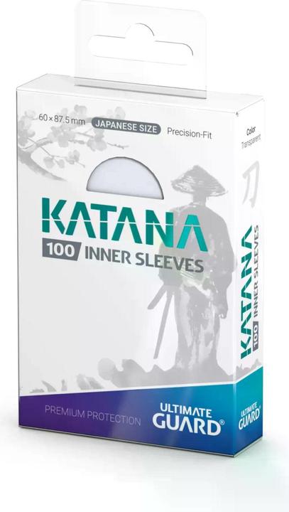 Immagine prodotto Ultimate Guard 100 pochettes Katana Inner Sleeves Japanese Size Transparent