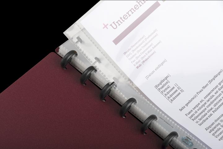 Produktbild Elba vario-zipp Ringmappe manageMe!, DIN A4, bordeaux Ringdurchmesser: 21 mm, Ringfarbe: silber-metallisc (A4, 1 x)