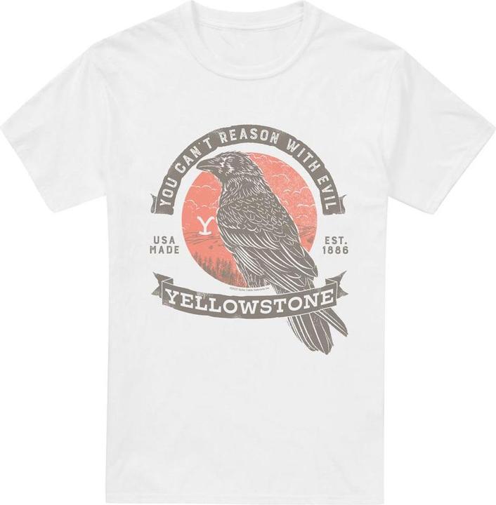 Immagine prodotto Yellowstone Evil Maglietta Uccello Uomo (M)