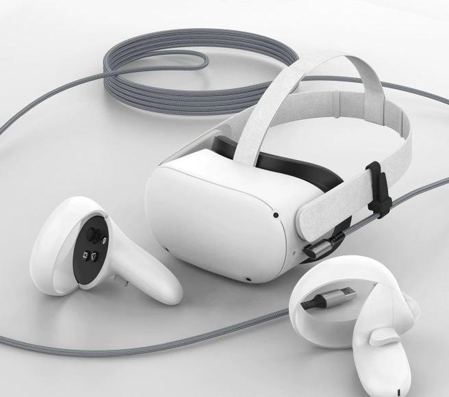Image du produit AMVR Meta Quest 3 / 3S VR Link Kabel mit USB Typ-C Ladeanschluss