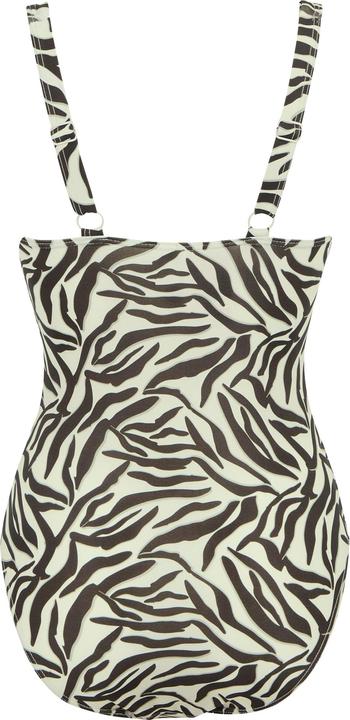 Actual product image Regatta Womens/Ladies Sakari Zebra Print Tummy Control One Piece Swimsuit (38 D)