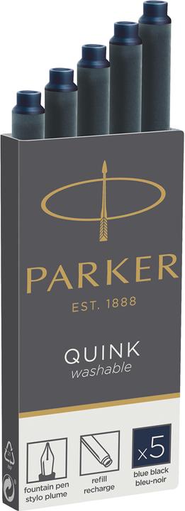 Parker Pen Quink (cartouches d'encre, Bleu)