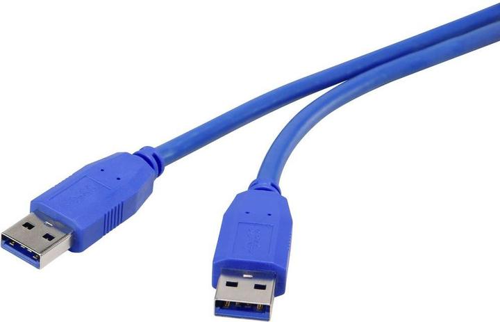 Actual product image Renkforce USB 3.0 Cable (1x USB 3.0 Plug A (1 m, USB 3.0)