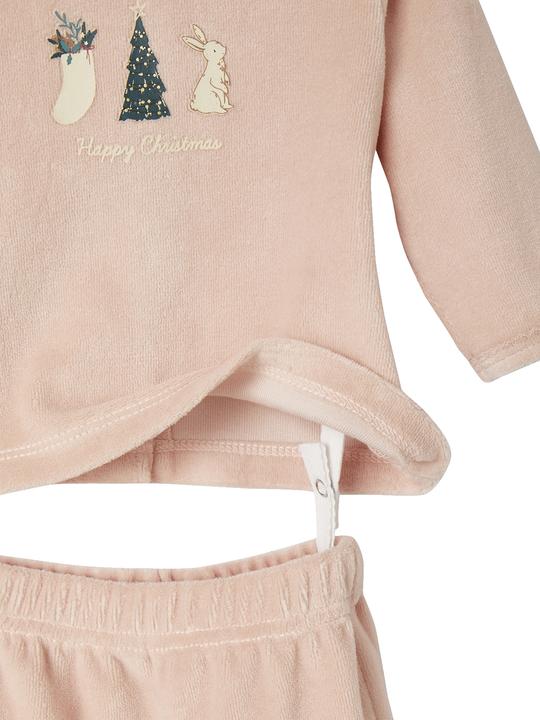 Immagine prodotto Vertbaudet Weihnachtlicher Baby Samt-Schlafanzug Oeko-Tex