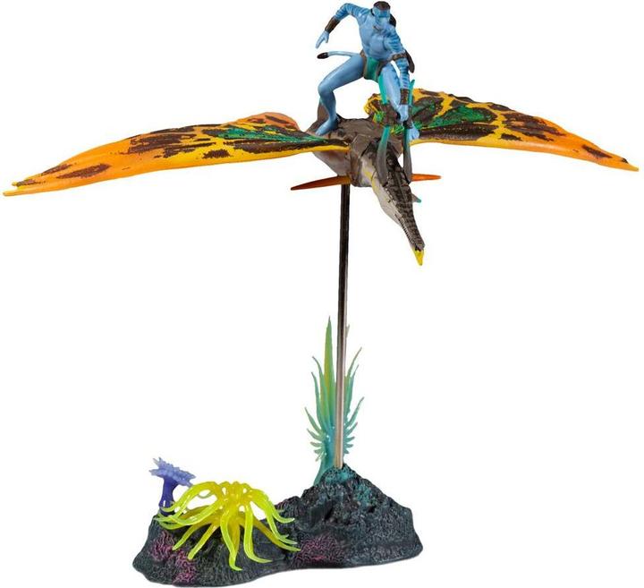 Produktbild McFarlane Avatar: The Way of Water Deluxe Large Actionfiguren Jake Sully & Skimwing