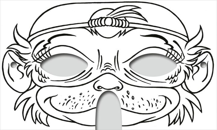 Produktbild Abenteuer-Masken zum Ausmalen