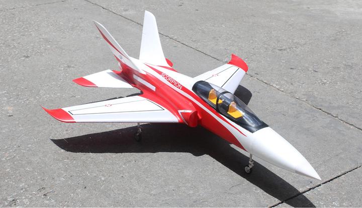 Immagine prodotto Amewi Girante Jet Super Scorpion 6-8S rosso/bianco PNP (Jet)