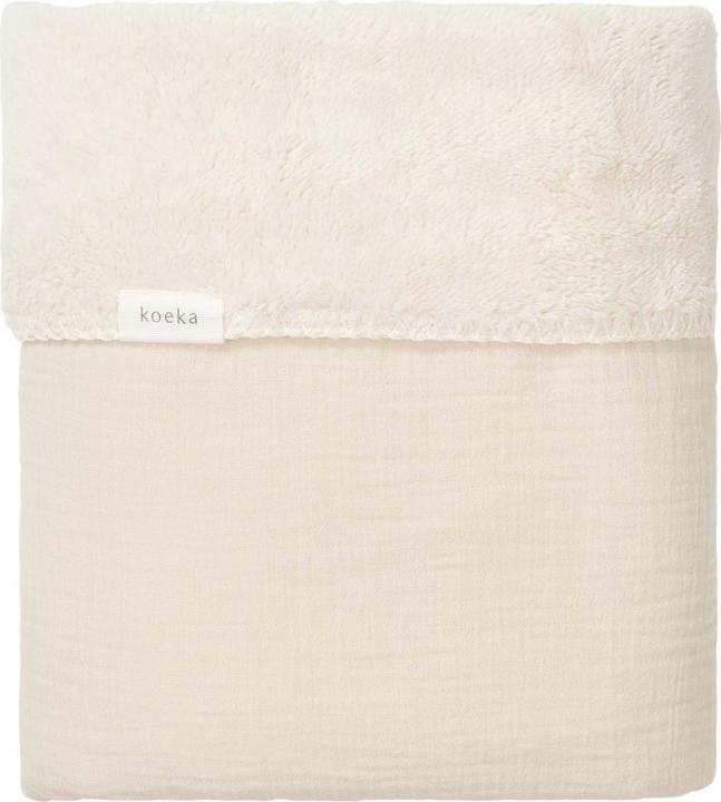 Koeka Kinderdecke Plüsch Faroo warm white (100 x 150 cm)
