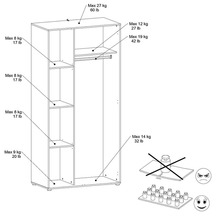 Actual product image Parisot Oberriexingen (Children's wardrobes)