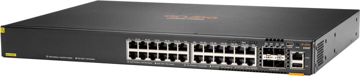 Image du produit HPE Aruba 6300F 24-port 1GbE PoE & 4-port SFP56 Managed L3 Gigabit Ethernet (10/100/1000) Power over (24 Ports)