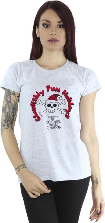 Image du produit Disney - T-shirt THE NIGHTMARE BEFORE CHRISTMAS GHOUISHLY FUN HOLIDAYS - Femme (S)
