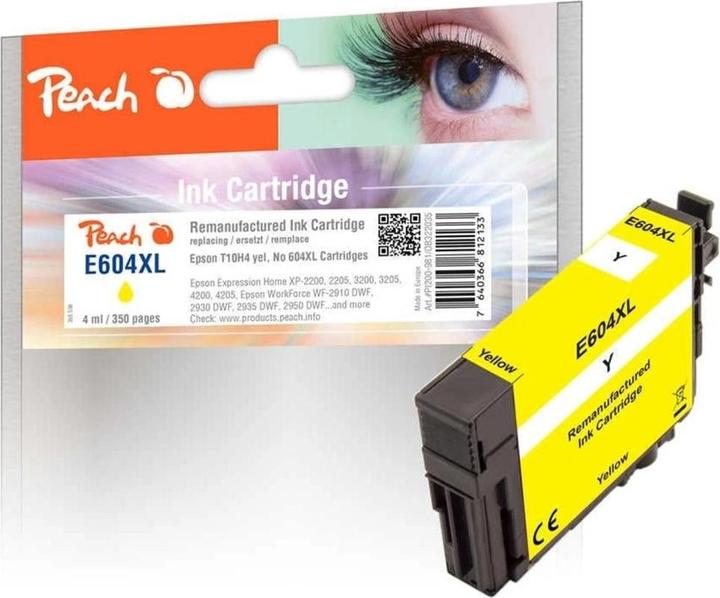 Image du produit Peach Epson Cartouche T10H4, No 604XL yellow remanufactured (Y)