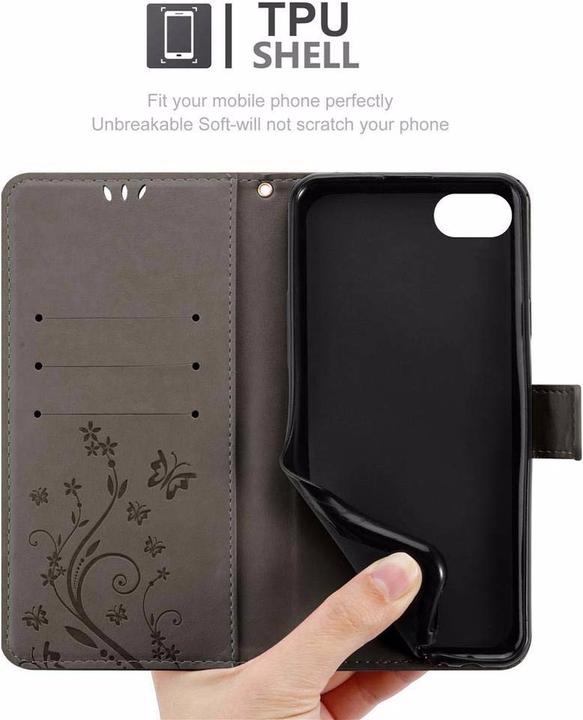 Image du produit Cadorabo Couverture du livre de fleurs (Apple iPhone 7, Apple iPhone SE (2ème génération))