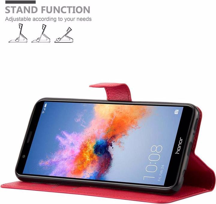 Actual product image Cadorabo Book with stand function cover (Honor 7X)