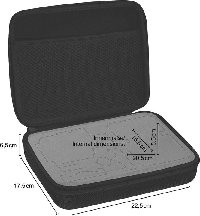 Immagine prodotto mantona Borsa rigida per GoPro Action Cam taglia M (Xiaomi yi)